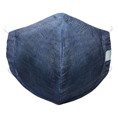 image of AIZOME PROTECT- DOUBLE LAYERED COTTON DENIM MASKS -PACK OF 5 - APZI-12641-C5